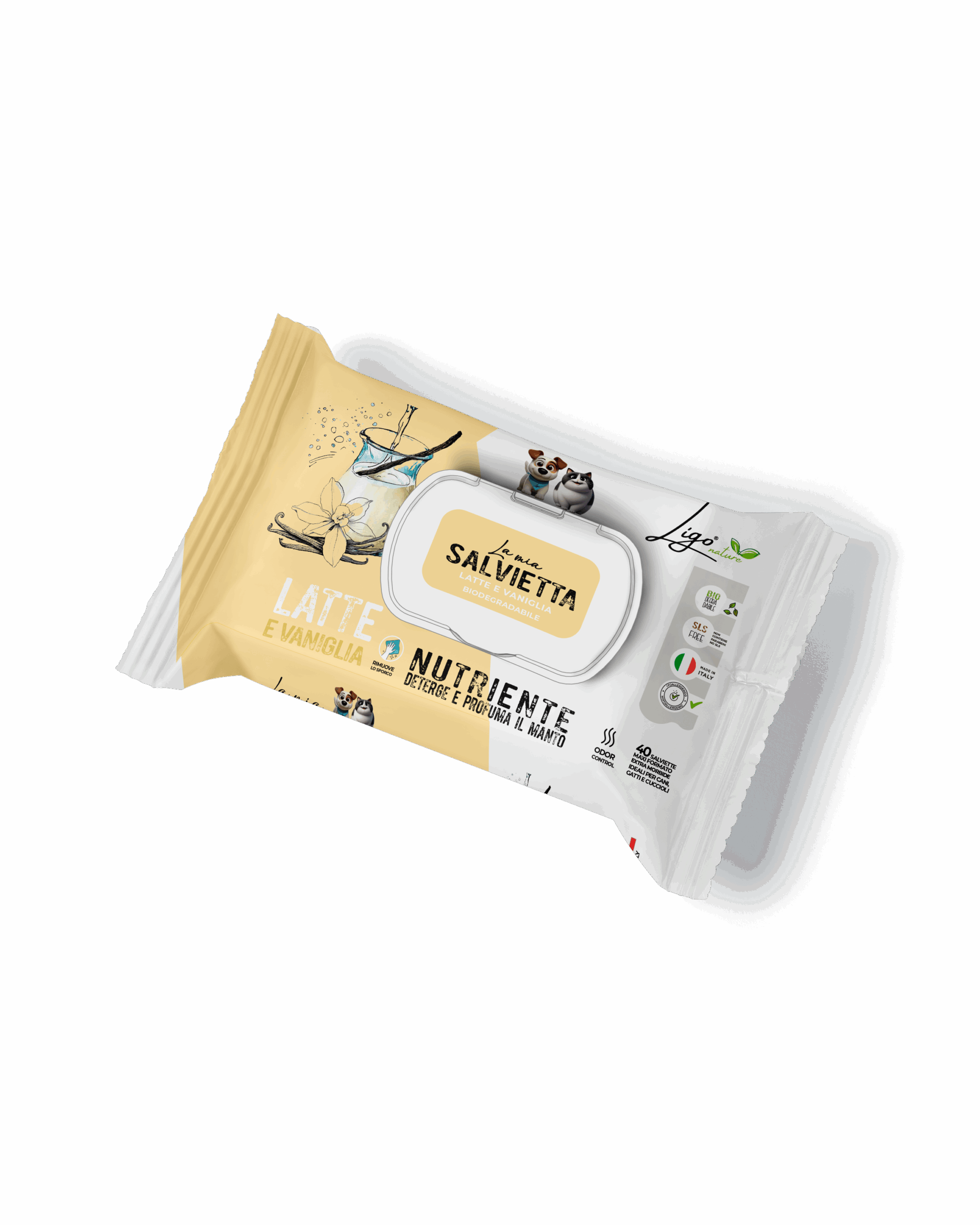 Salvietta Nutriente Latte E Vaniglia