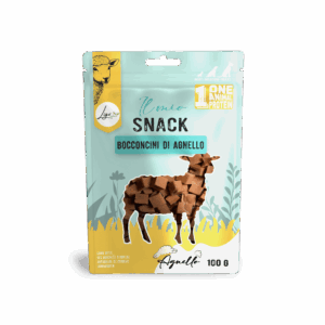 Il mio snack SOFT Bocconcini di agnello 100gr ONE ANIMAL PROTEIN
