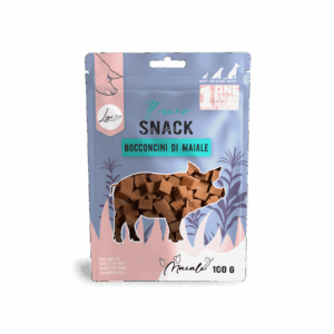 Il mio snack SOFT Bocconcini di maiale 100gr ONE ANIMAL PROTEIN