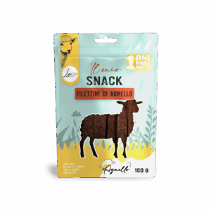 Il mio snack SOFT Filettini di agnello 100gr ONE ANIMAL PROTEIN