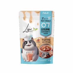 La Mia Naturale Soup drink Tonno con orata e frutti di mare