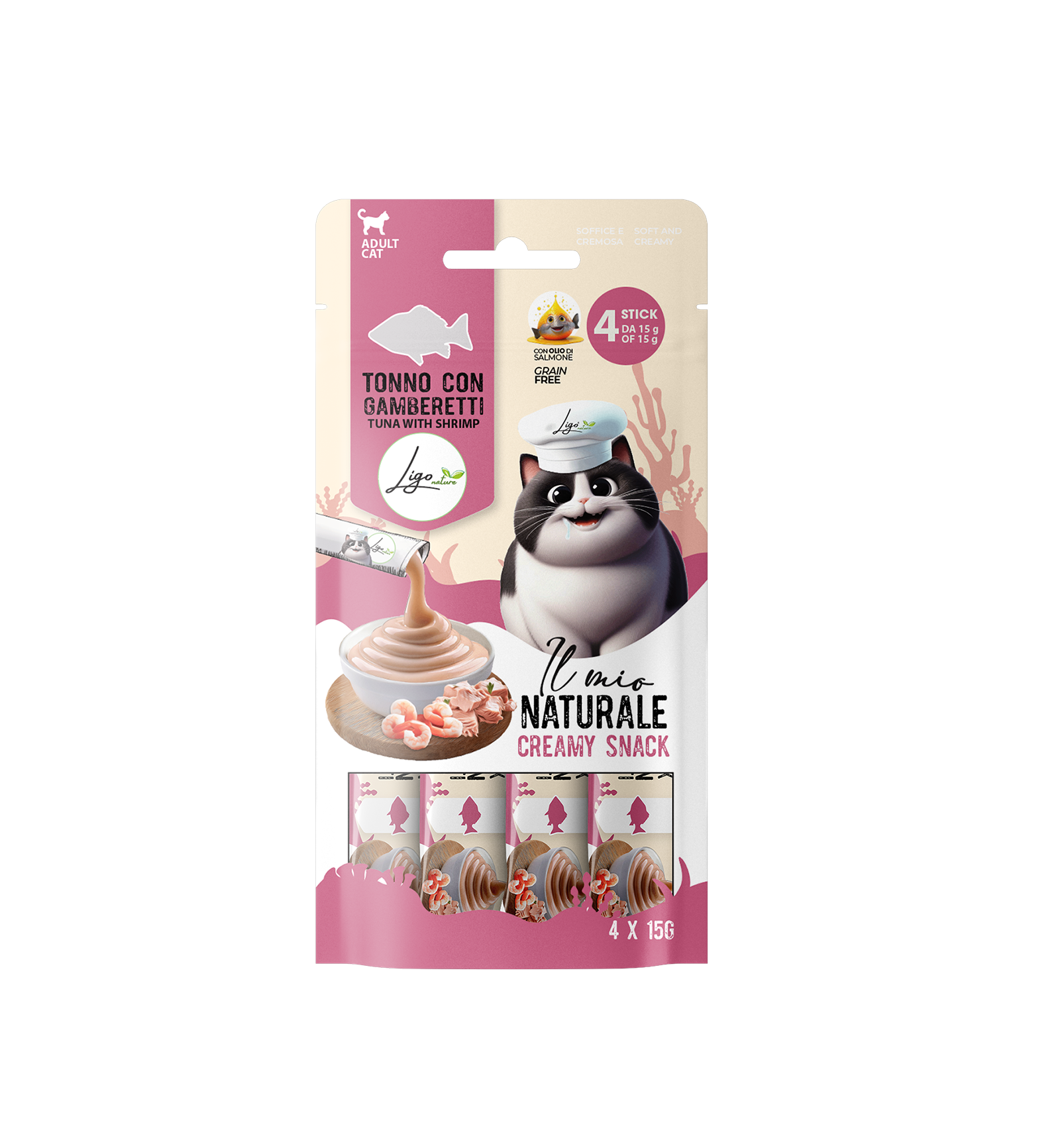 Creamy snack al tonno con gamberetti