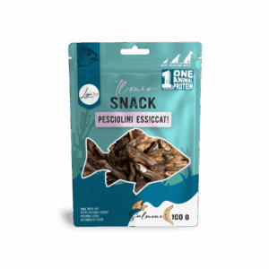Il mio snack Pesciolini essiccati 100gr ONE ANIMAL PROTEIN