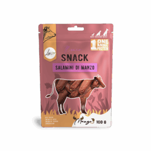 Il mio snack SOFT Salamini di manzo 100gr ONE ANIMAL PROTEIN