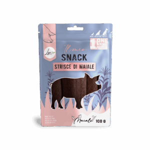 Il mio snack SOFT Strisce di maiale 100gr ONE ANIMAL PROTEIN