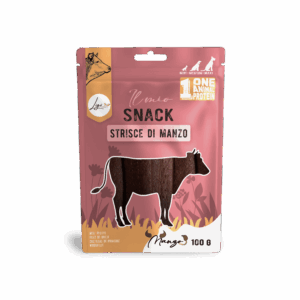 Il mio snack SOFT Strisce di manzo 100gr ONE ANIMAL PROTEIN